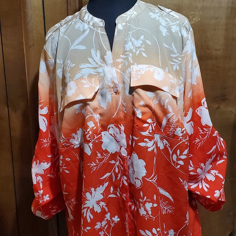 Women's Floral Pattern Blouse